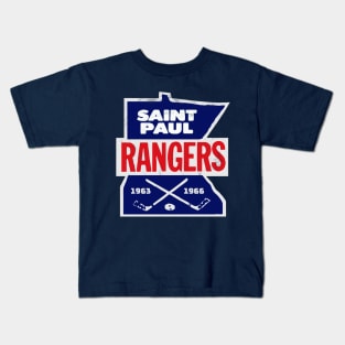 Retro St Paul Rangers Hockey Kids T-Shirt